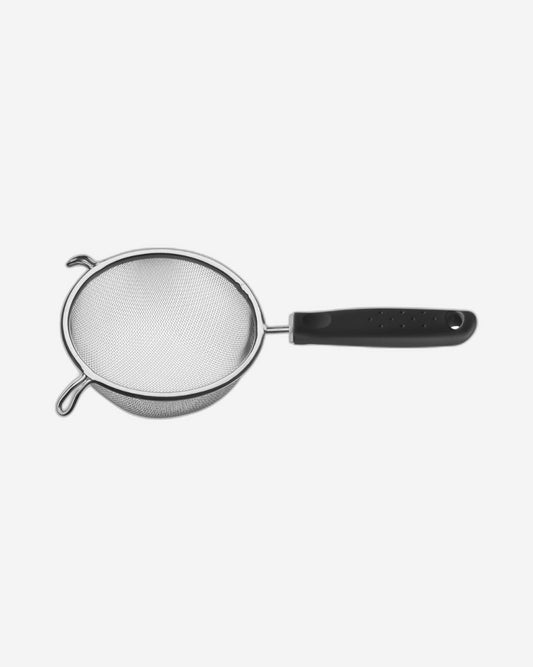 Tramontina Utilitá 17 cm Stainless-Steel Sieve with Black Polypropylene Handle