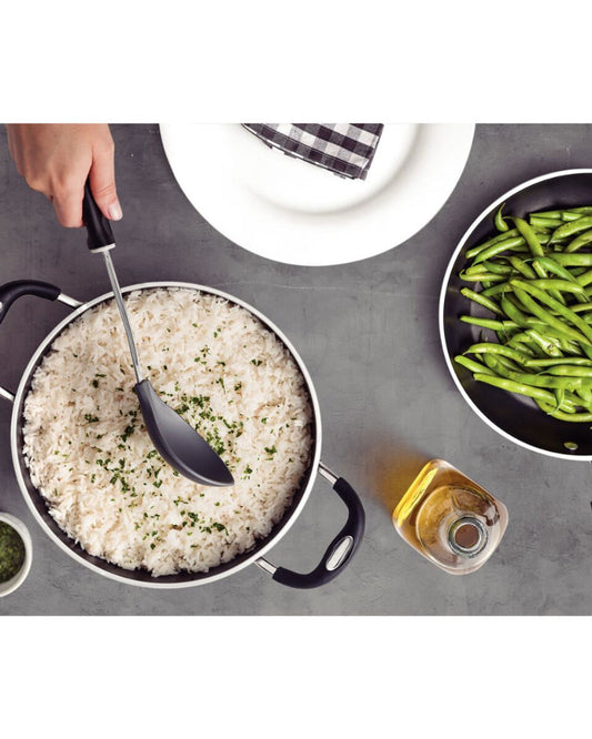 Tramontina Utilitá Nylon Rice Spoon with Black Polypropylene Handle