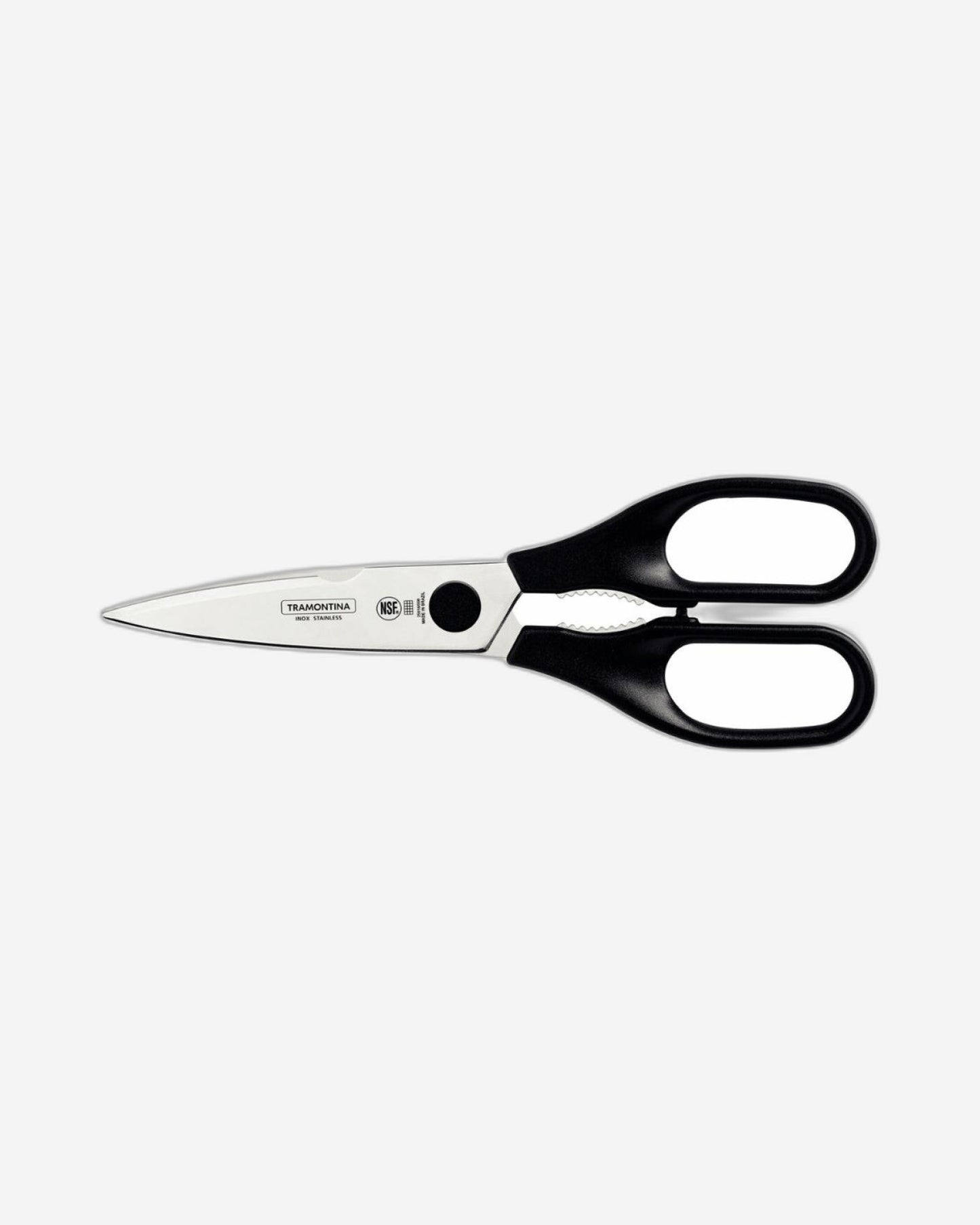 Tramontina Supercort 8" Multipurpose Scissors with Stainless-Steel Blade and Black Polypropylene Handle