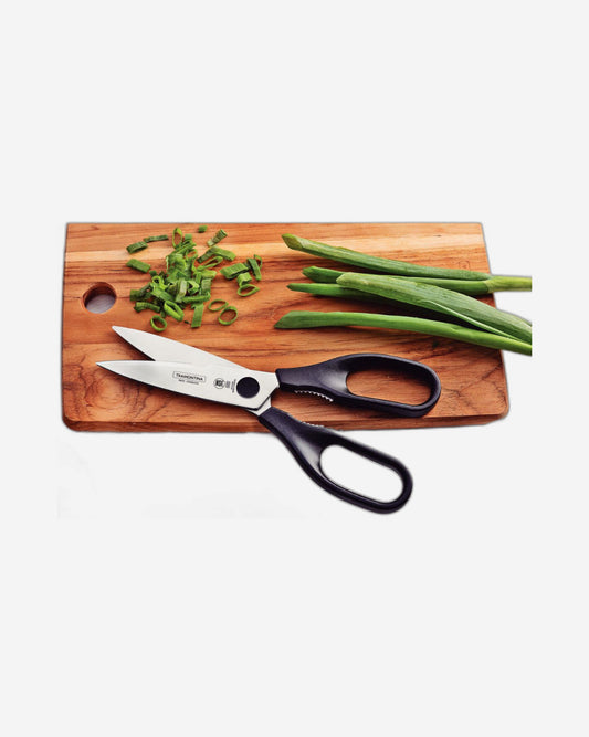 Tramontina Supercort 8" Multipurpose Scissors with Stainless-Steel Blade and Black Polypropylene Handle