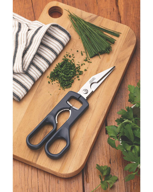 Tramontina Supercort Carving Scissors with Stainless-Steel Blades and Onyx Polypropylene Handle, 9"