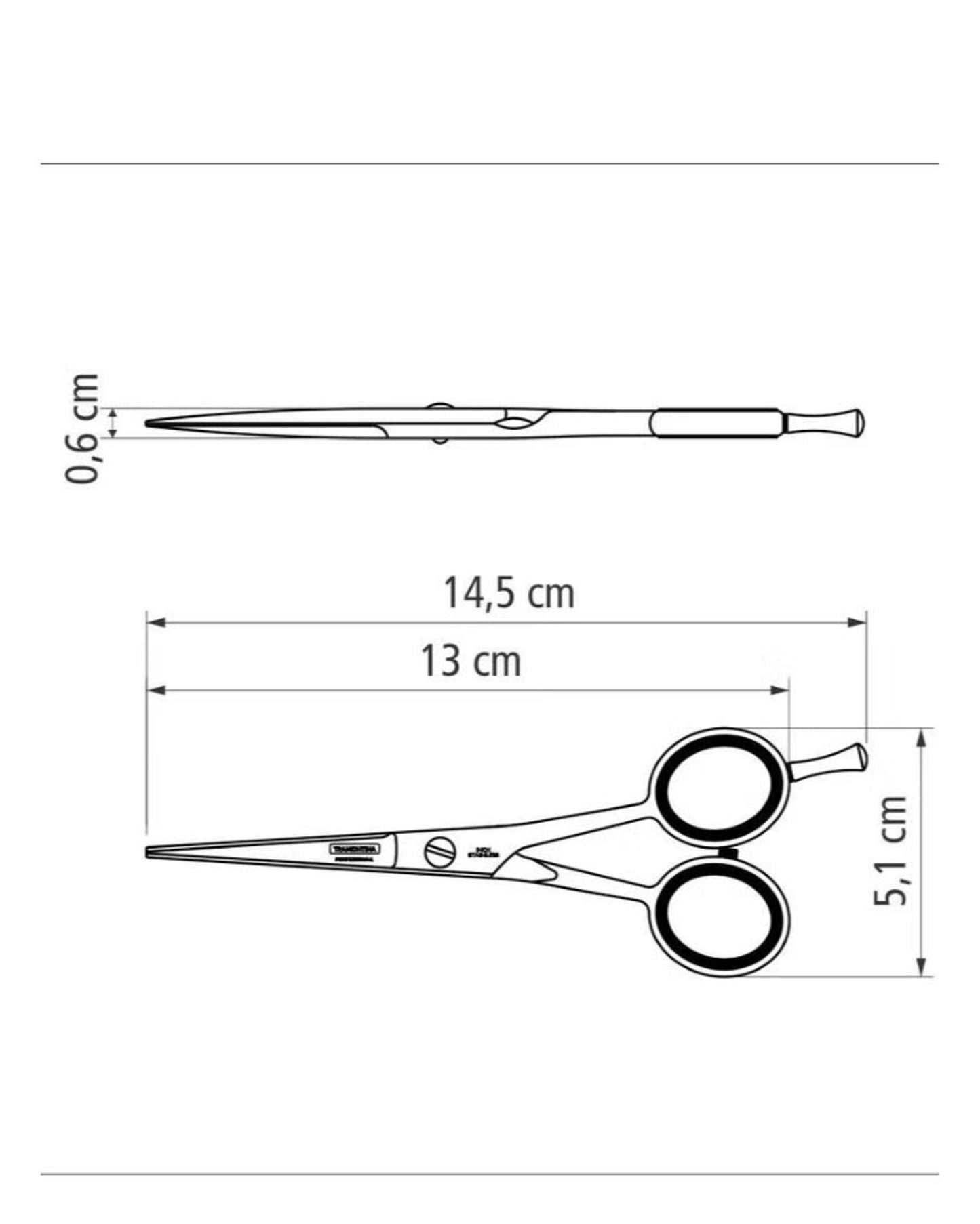 Tramontina Hair Shears 5.5Inch Thinning Edge