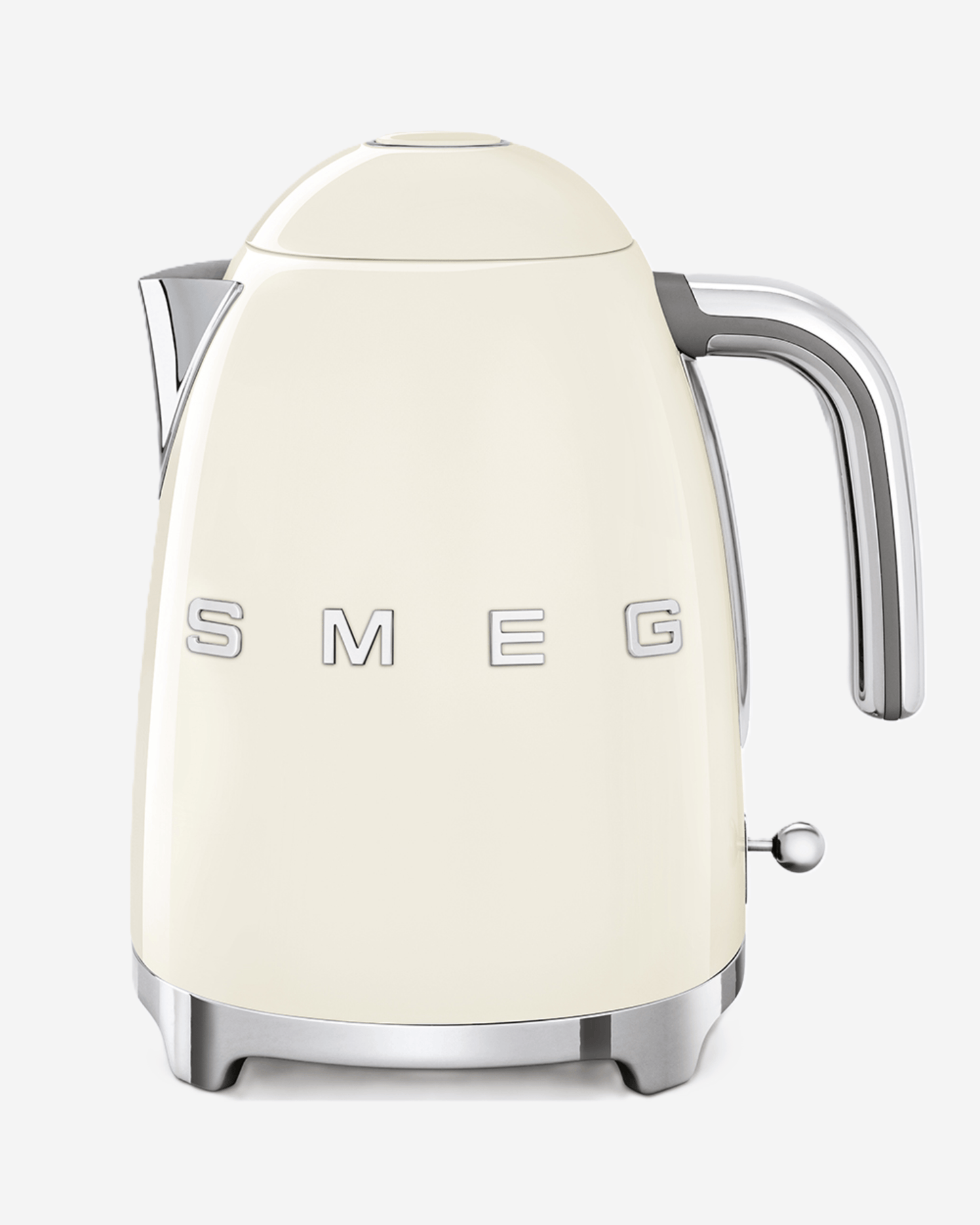 SMEG 1.7L Electric Kettle with Soft Opening Lid  Cream