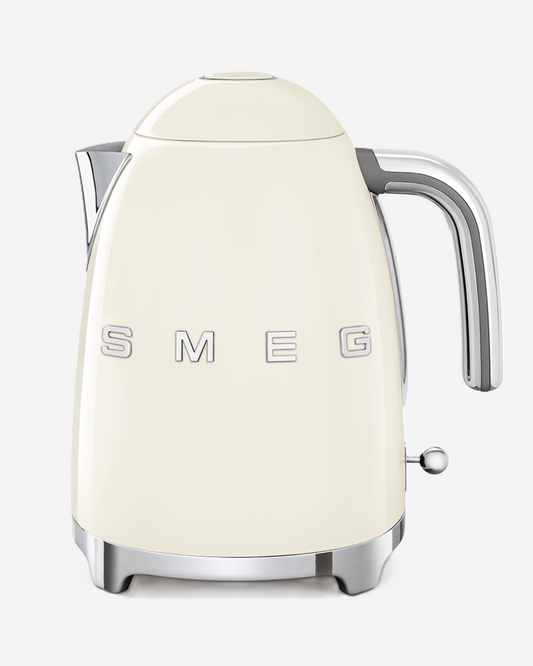 SMEG 1.7L Electric Kettle with Soft Opening Lid  Cream
