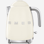 SMEG 1.7L Electric Kettle with Soft Opening Lid  Cream