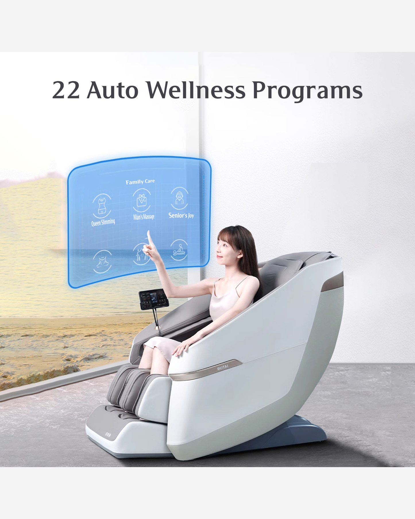 Rotai Jimny Massage Chair Grey