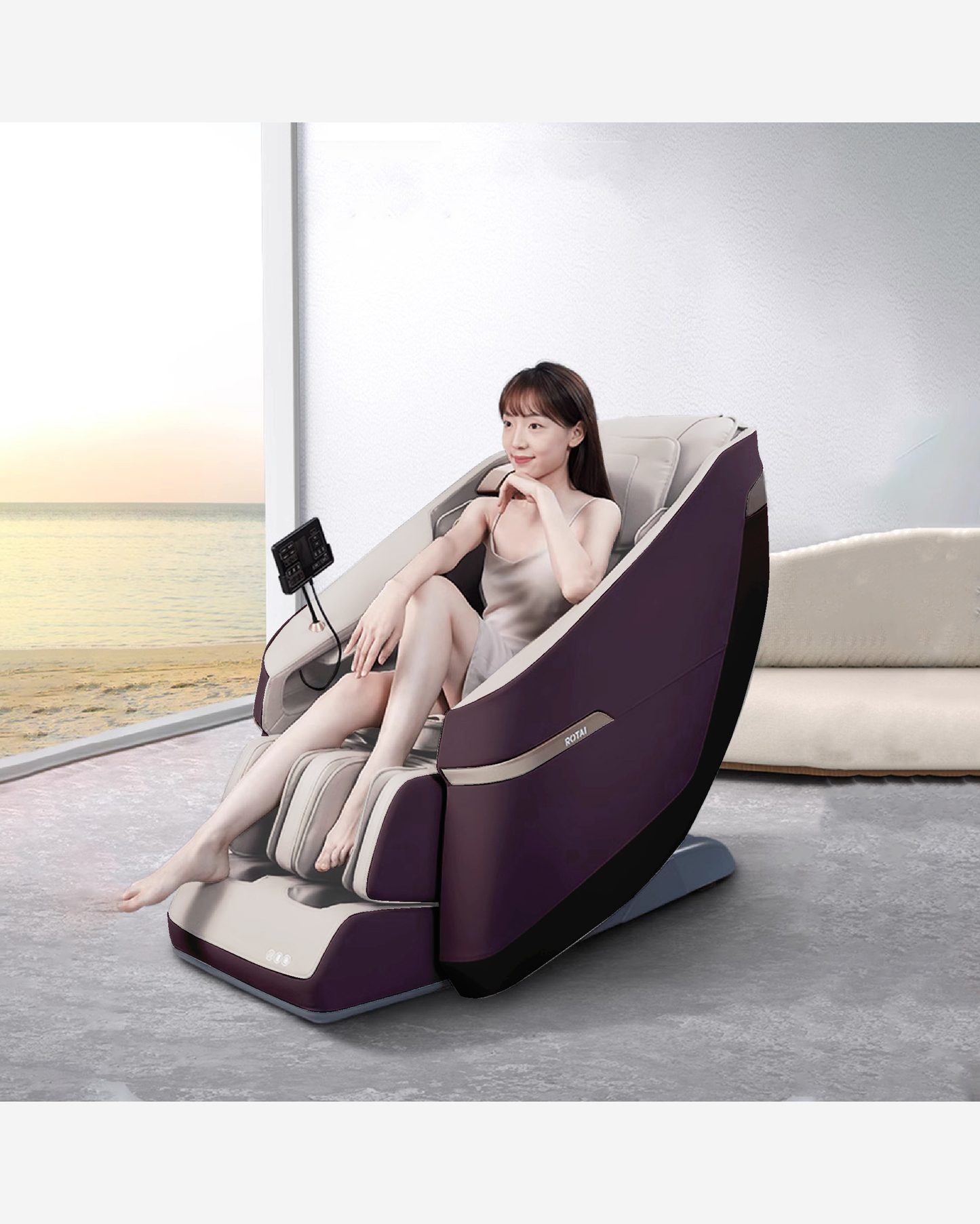 Rotai A36 Max Massage Chair Magenta