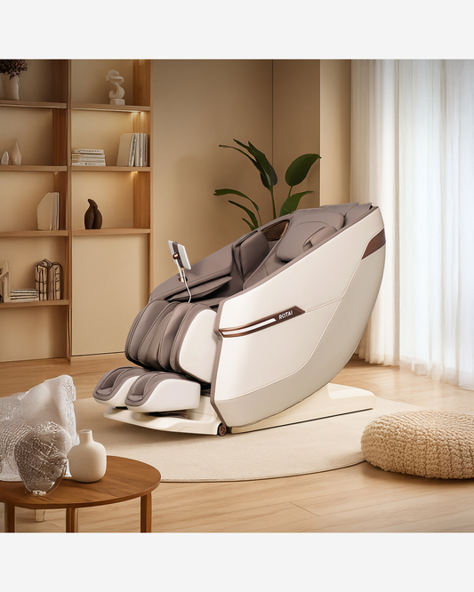 Rotai Jazz Recovery Massage Chair White