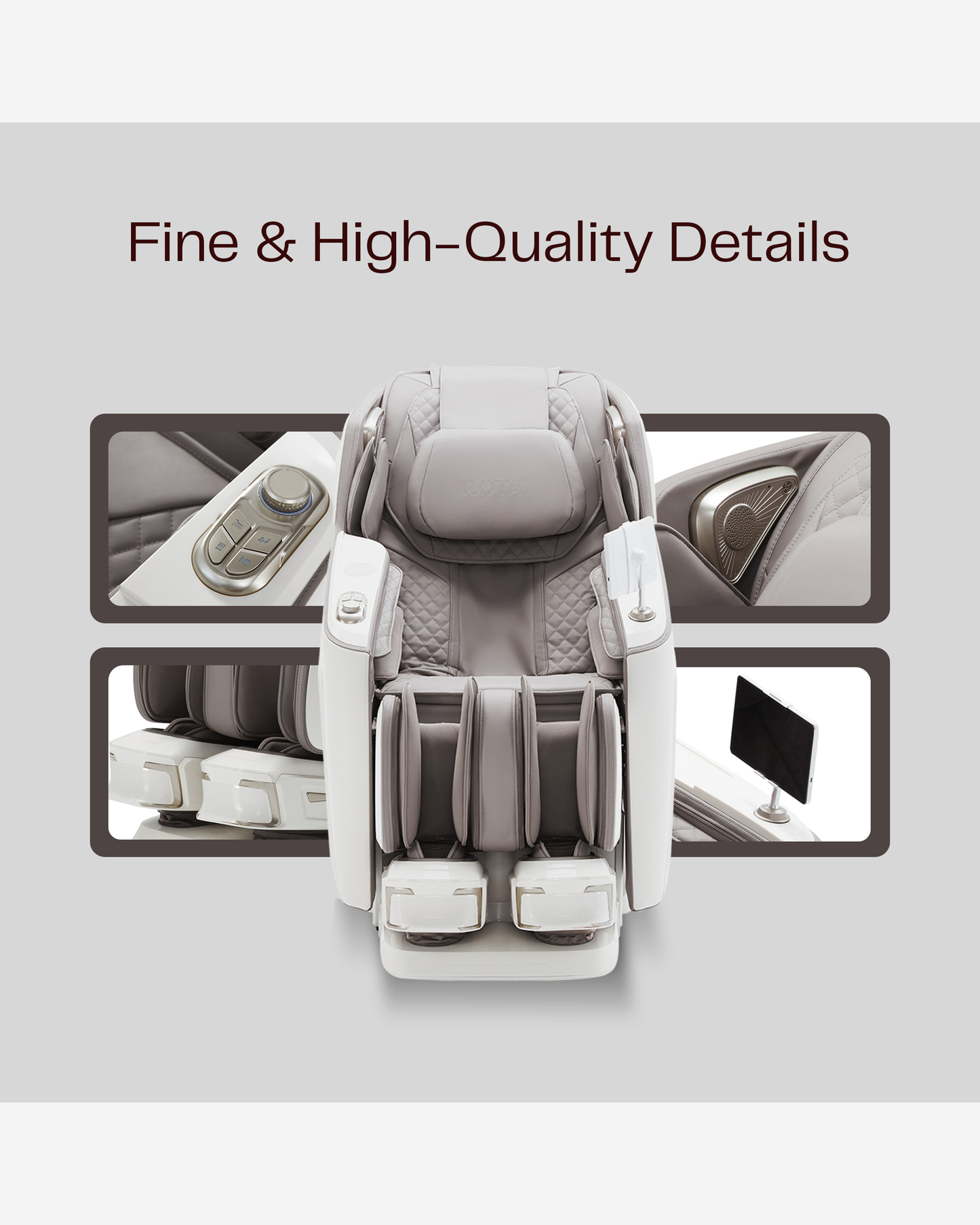 Rotai Vanquish Massage Chair White