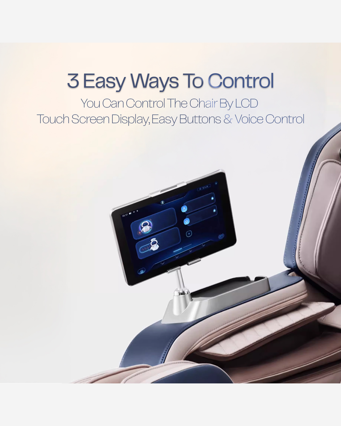 Rotai Bi-Stretch Massage Chair Blue