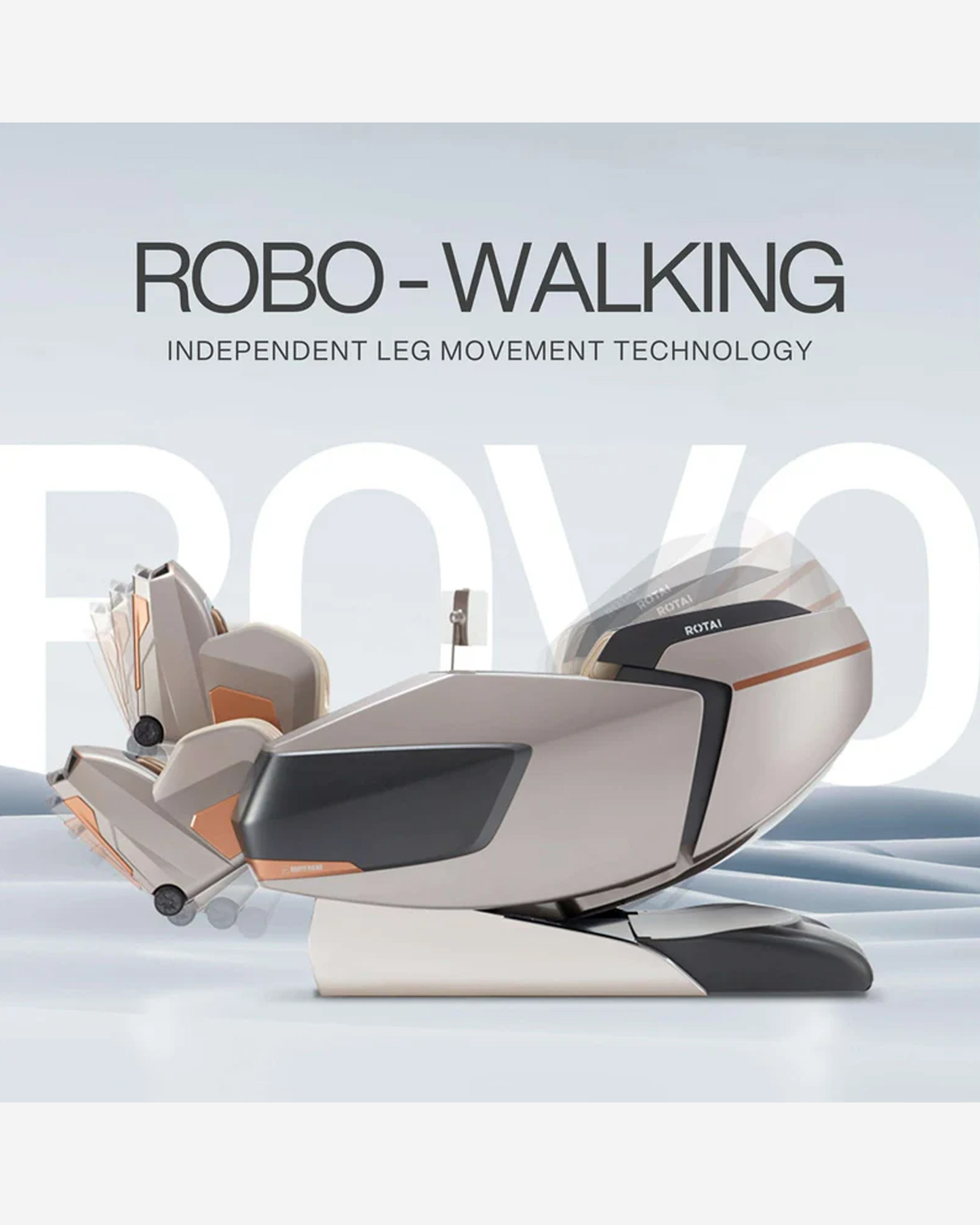 Rotai AI Robotic Massage Chair Silver