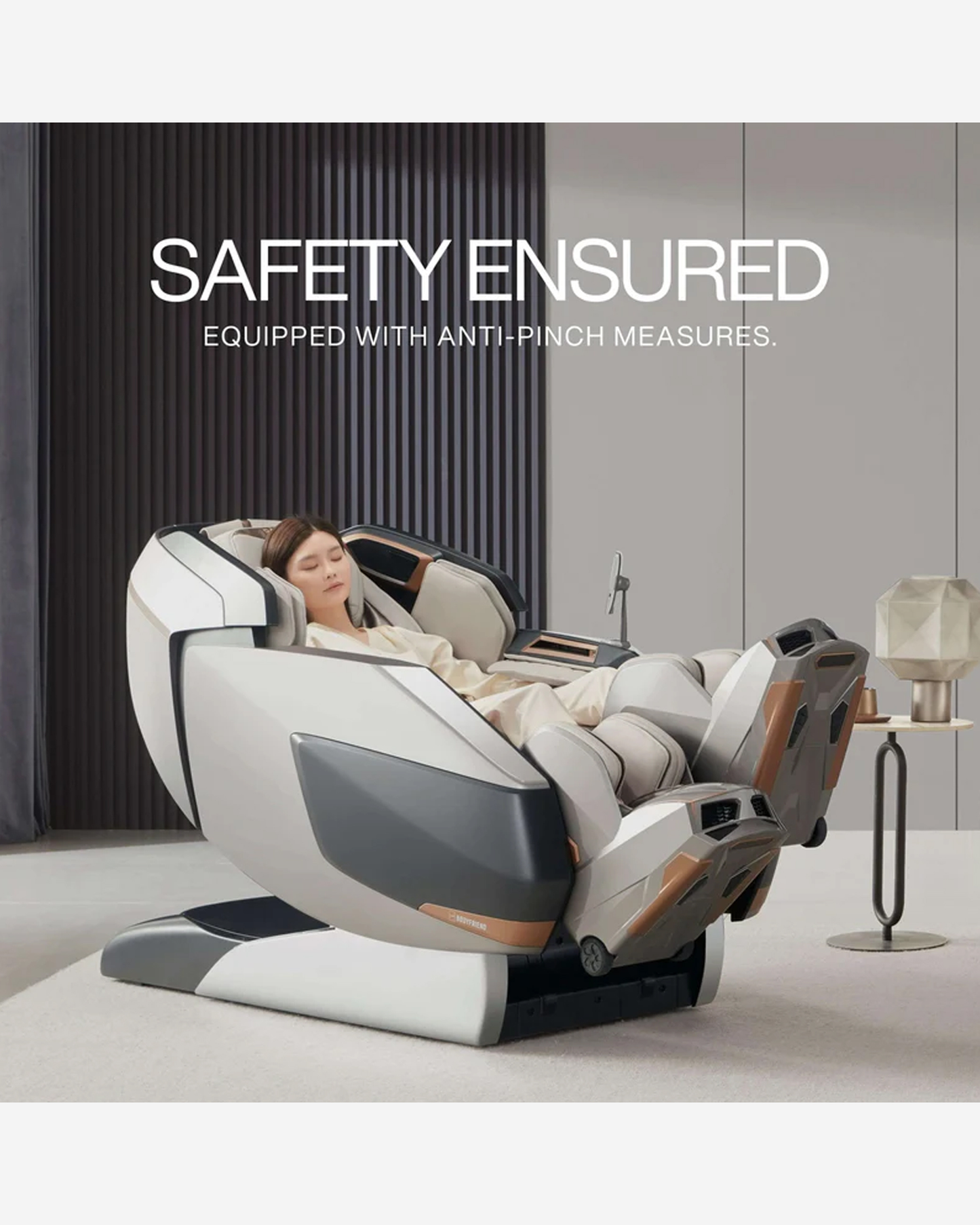 Rotai AI Robotic Massage Chair Silver