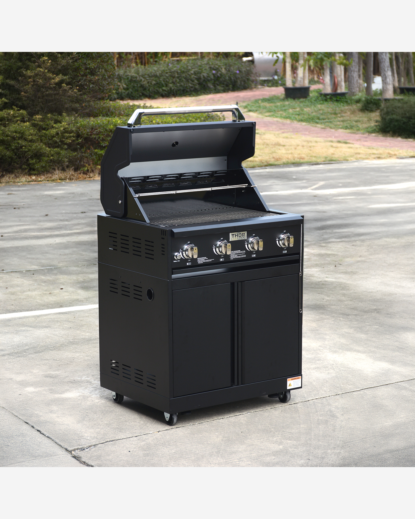 Thor Kitchen Modular Outdoor Kitchen Island 4Pc Black