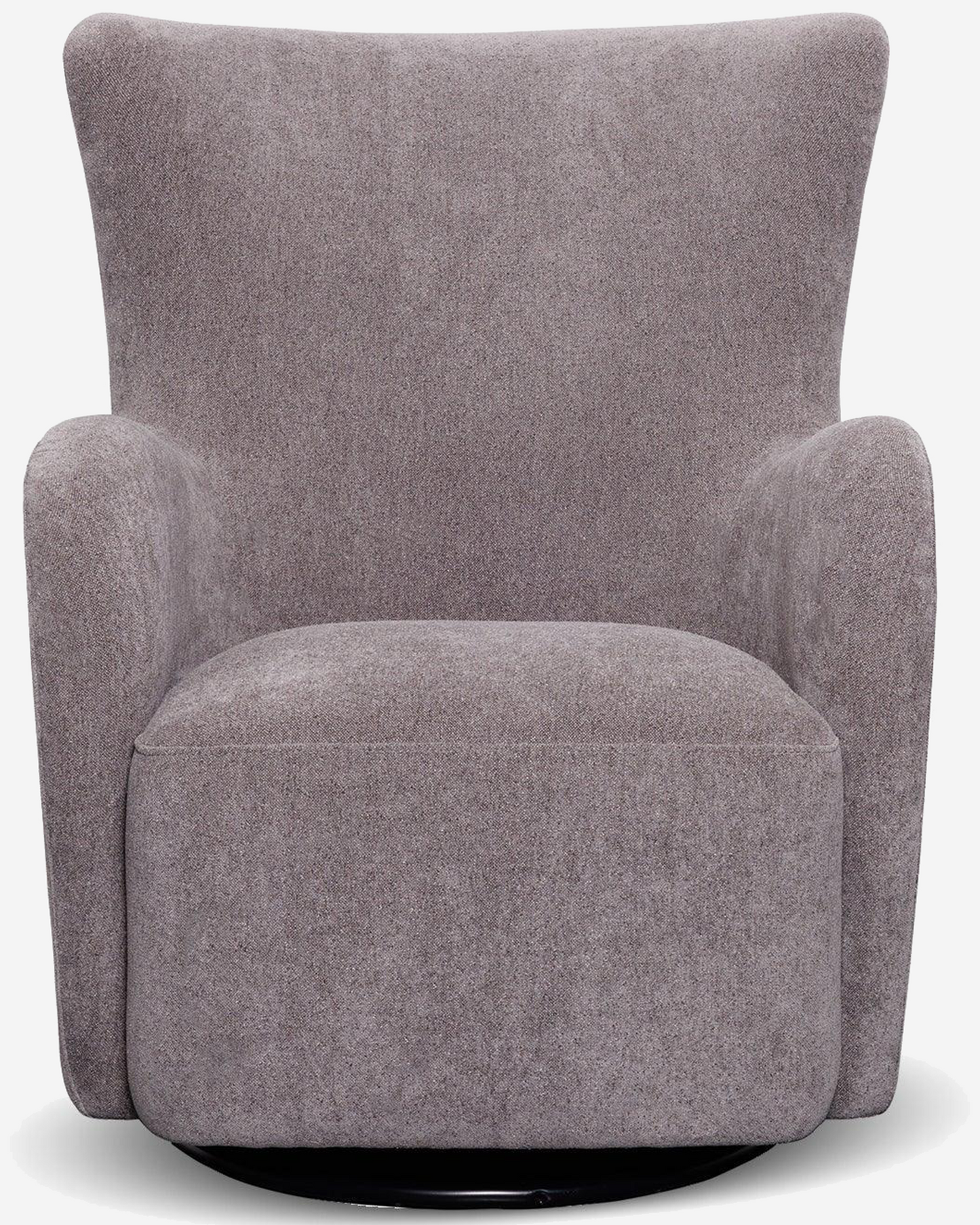 Rotai George Swivel Glider Chair Pewter