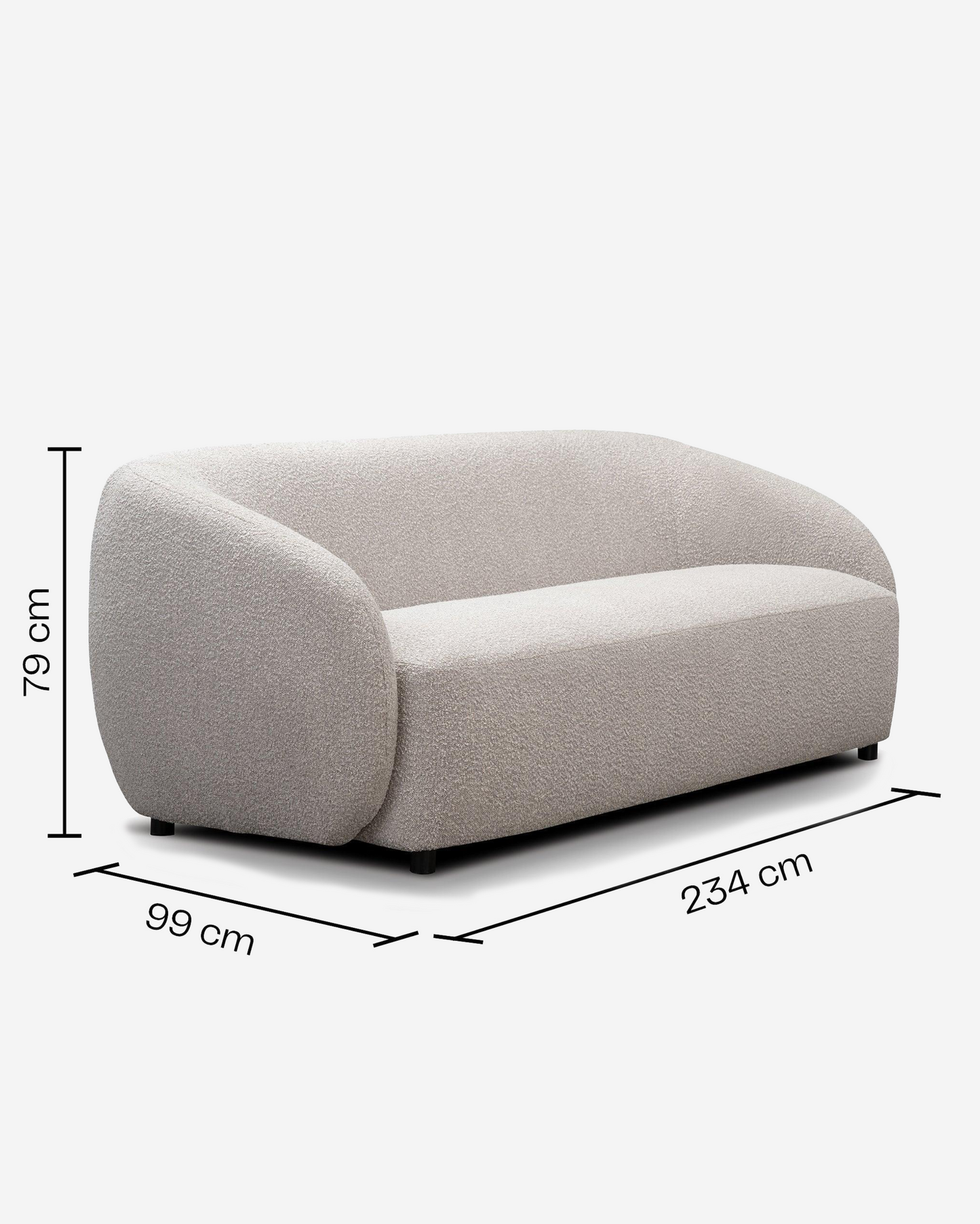 Rotai Aspen Sofa 3-Seater