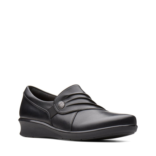 Clarks Womens  Hope Roxanne Black (Standard Fit)