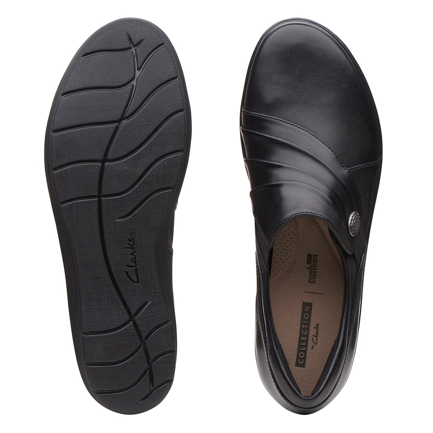 Clarks Womens  Hope Roxanne Black (Standard Fit)