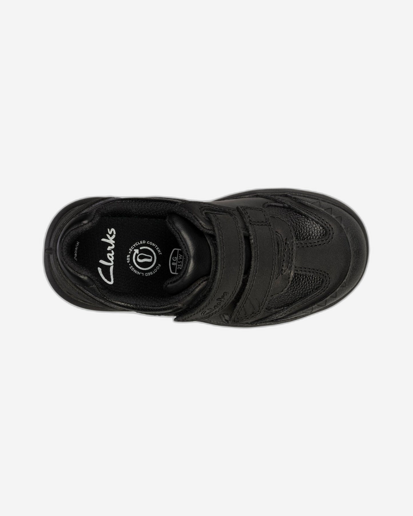 Clarks Boys  Rex Stride Toddler  (Wide Fit)