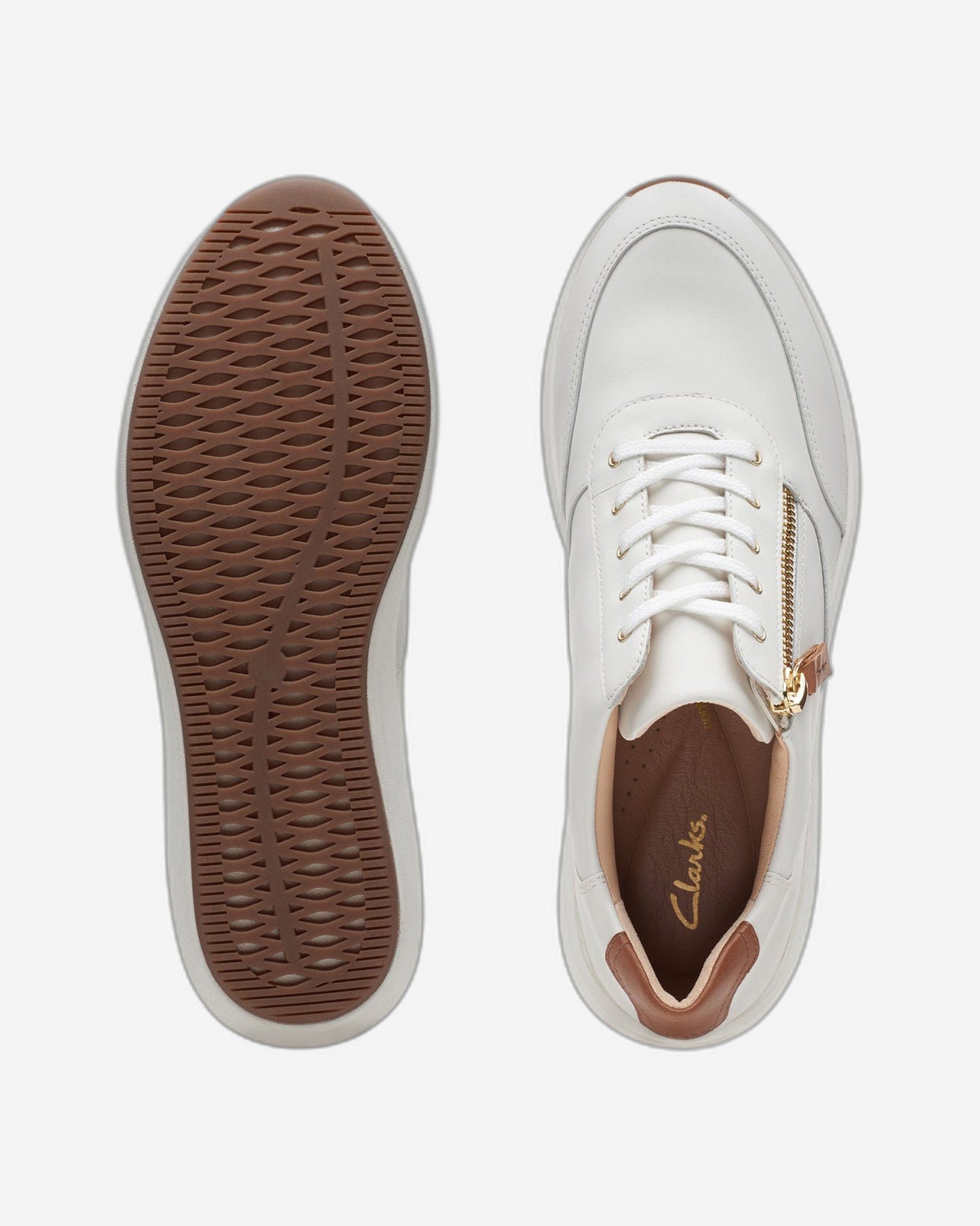 Clarks Un Rio Zip Shoes (Standard Fit)