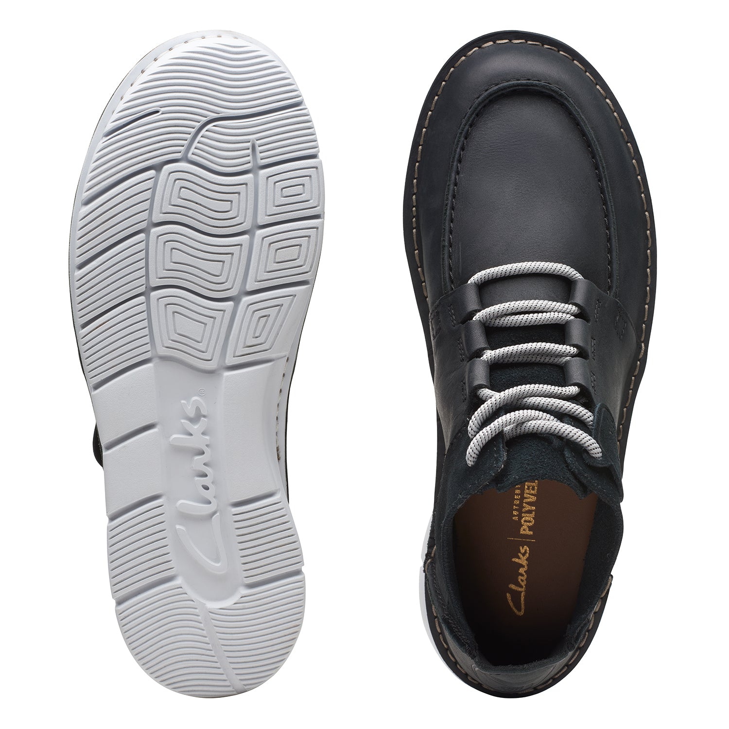 Clarks Colehill Mid Boots - Black Combi - 261677427 - G Width (Standard Fit)