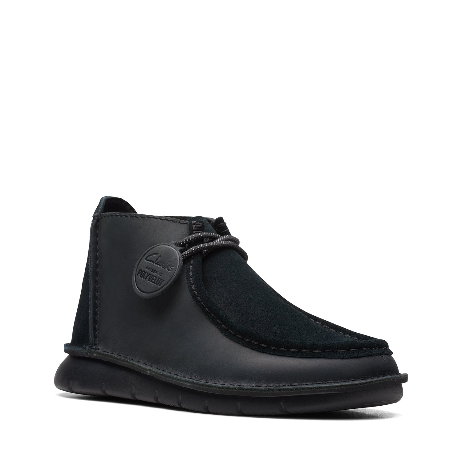 Clarks Colehill Wally Boots - Black Nubuck - 261677497 - G Width (Standard Fit)