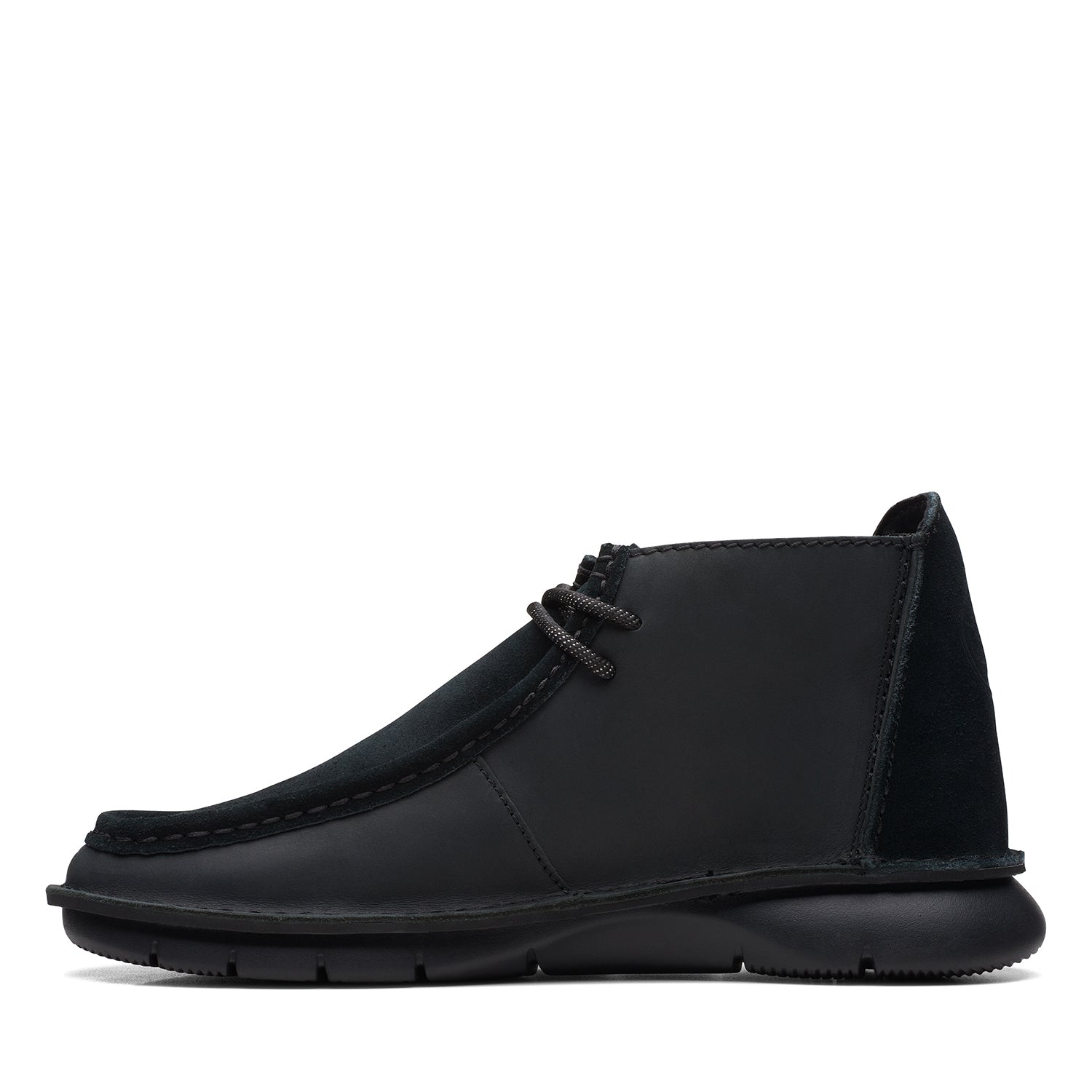 Clarks Colehill Wally Boots - Black Nubuck - 261677497 - G Width (Standard Fit)