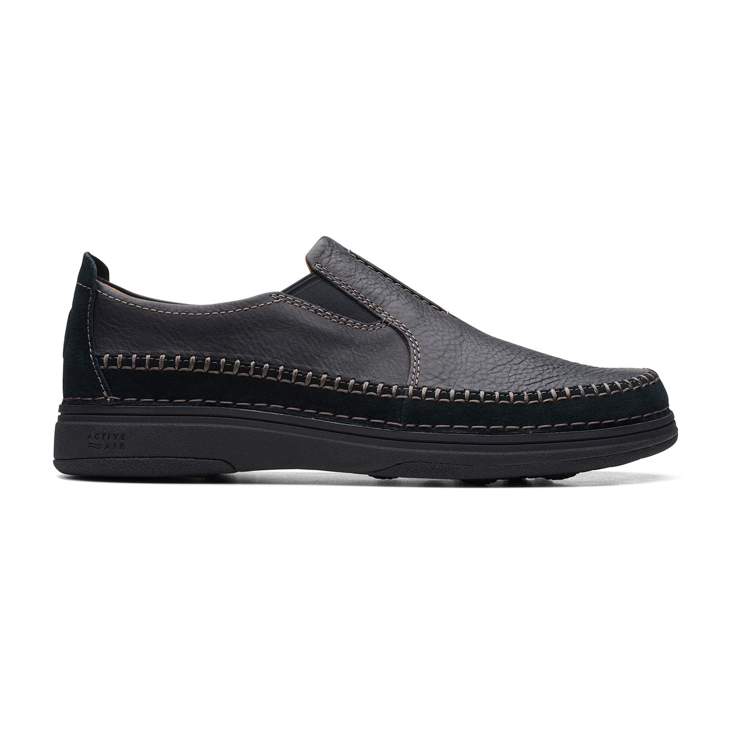 Clarks Nature 5 Walk Shoes - Black Combi - 261684288 - H Width (Wide Fit)