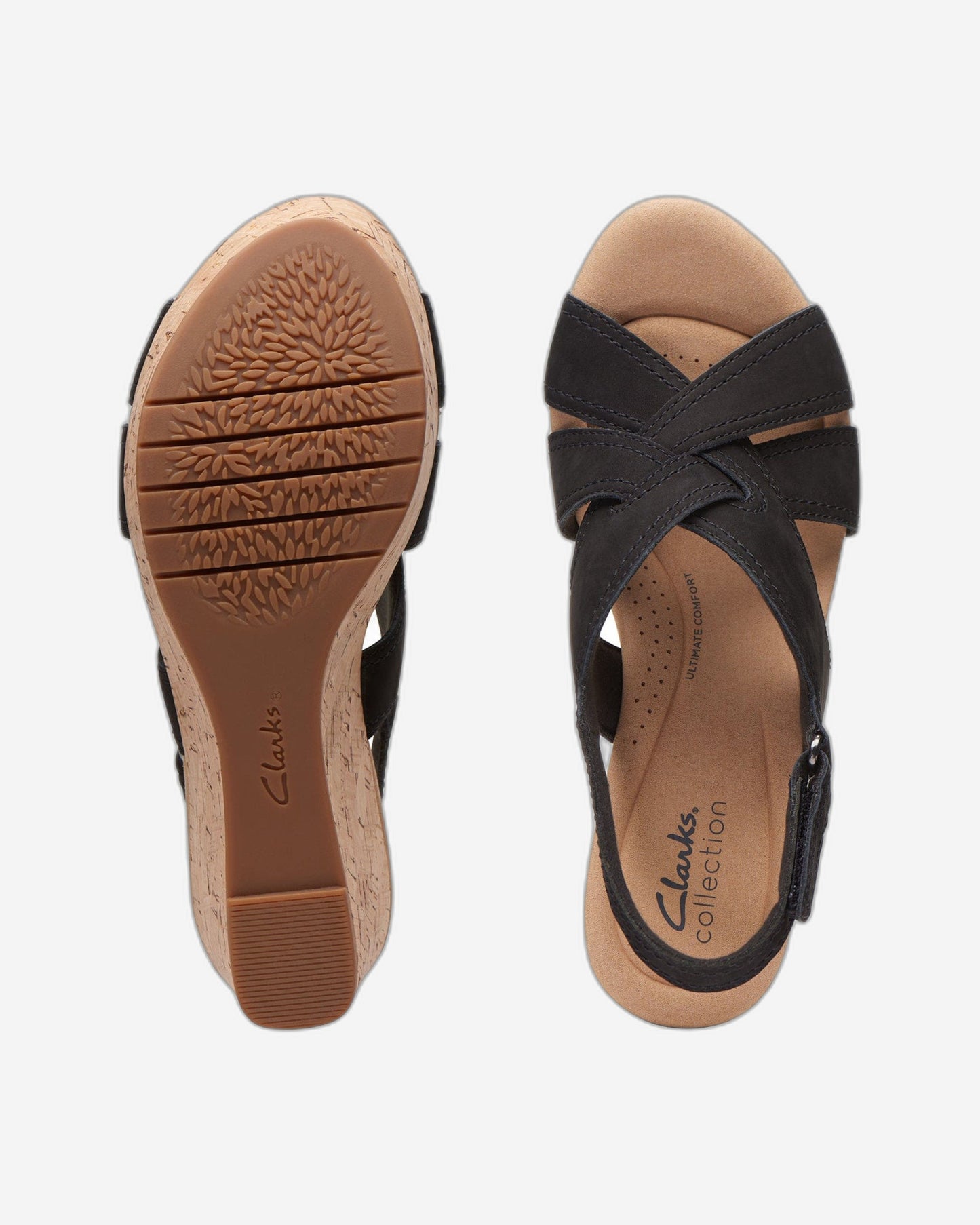 Clarks Rose Erin Sandals (Wide Fit)