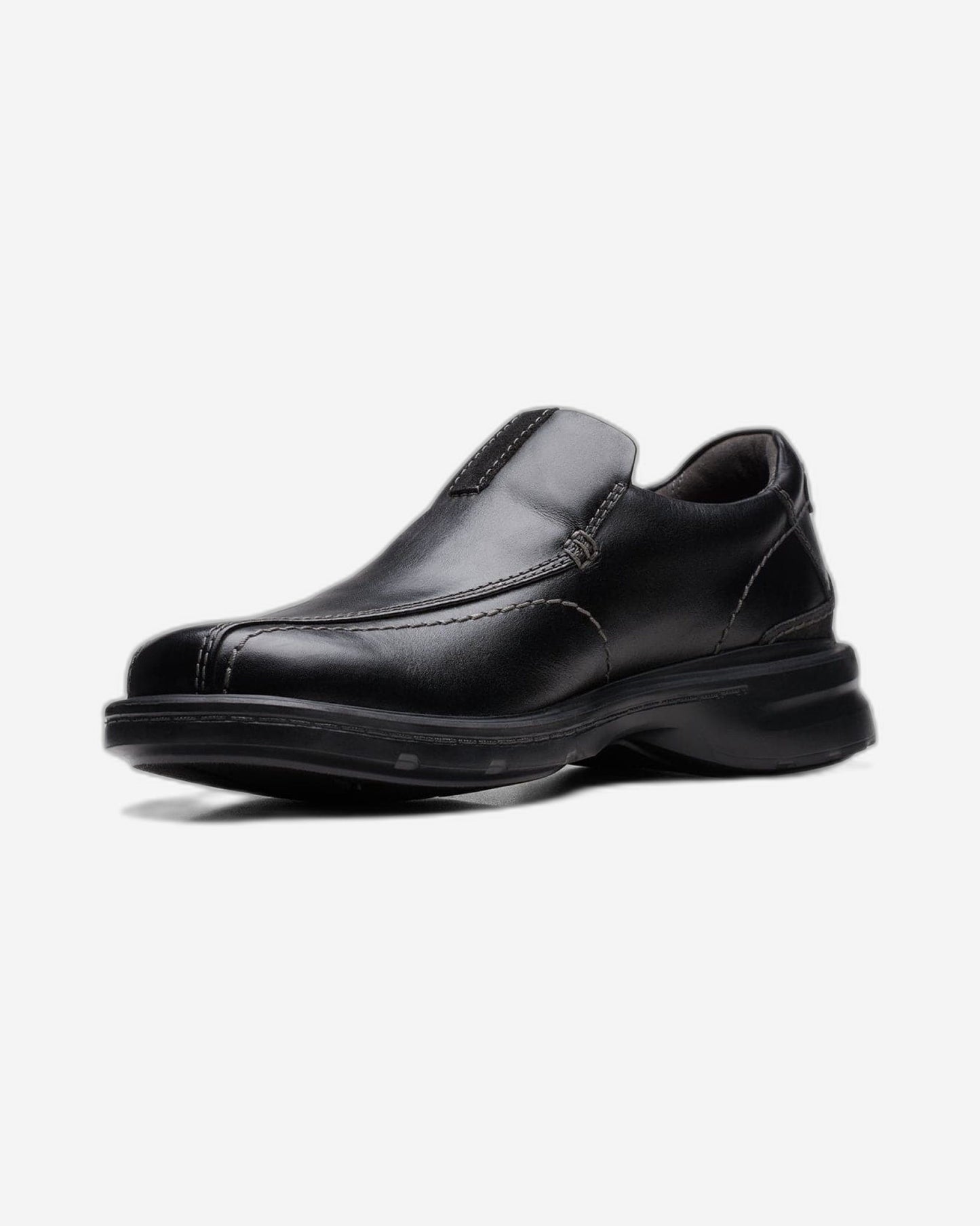 Clarks Gessler Step - Shoes - Black Leather - 261717748 - H Width (Wide Fit)
