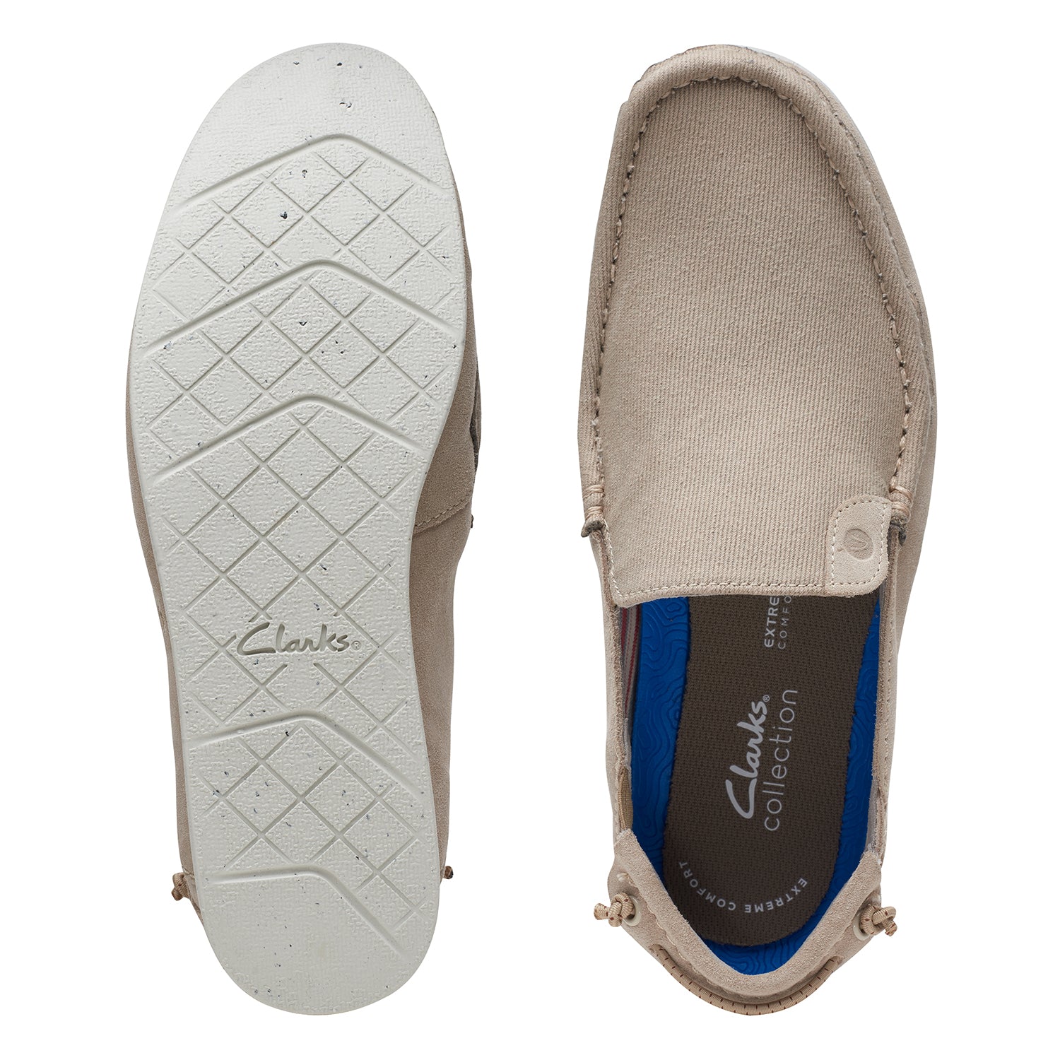 Clarks Shacrelitestep Shoes - Sand - 261718077 - G Width (Standard Fit)