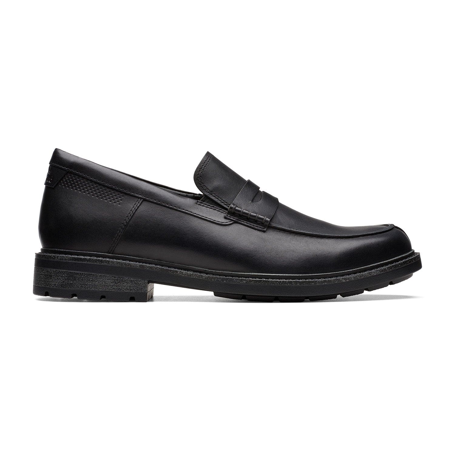 Clarks Un Shire Step - Shoes - Black Leather - 261746547 - G Width (Standard Fit)