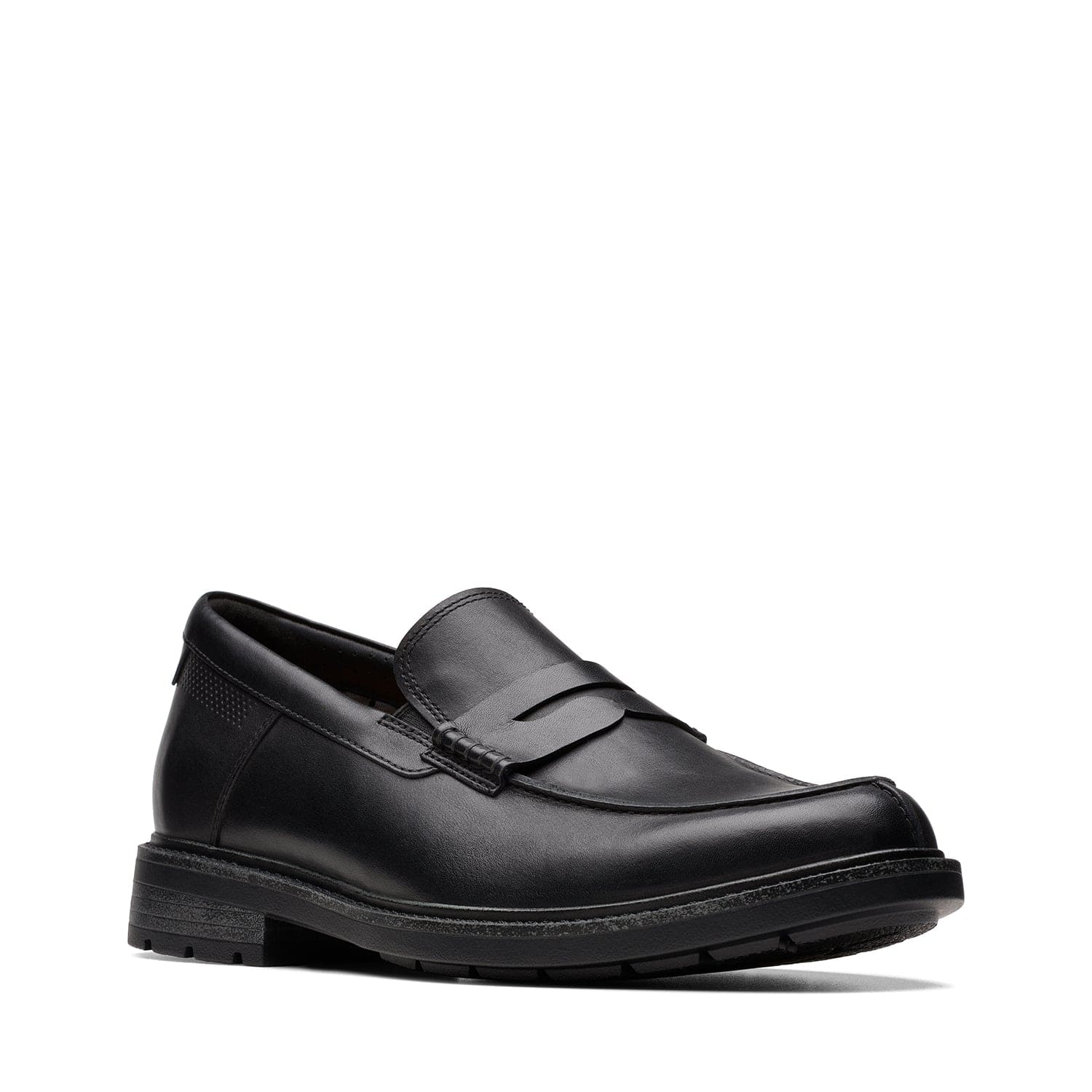 Clarks Un Shire Step - Shoes - Black Leather - 261746547 - G Width (Standard Fit)