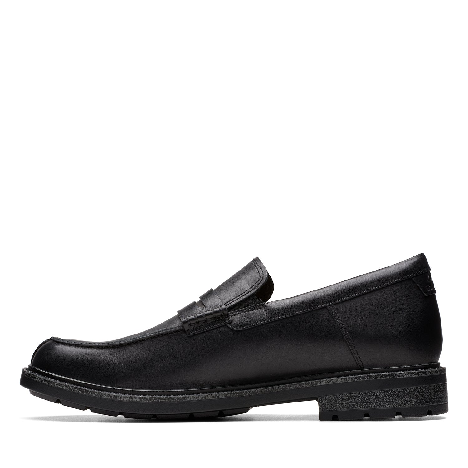 Clarks Un Shire Step - Shoes - Black Leather - 261746547 - G Width (Standard Fit)