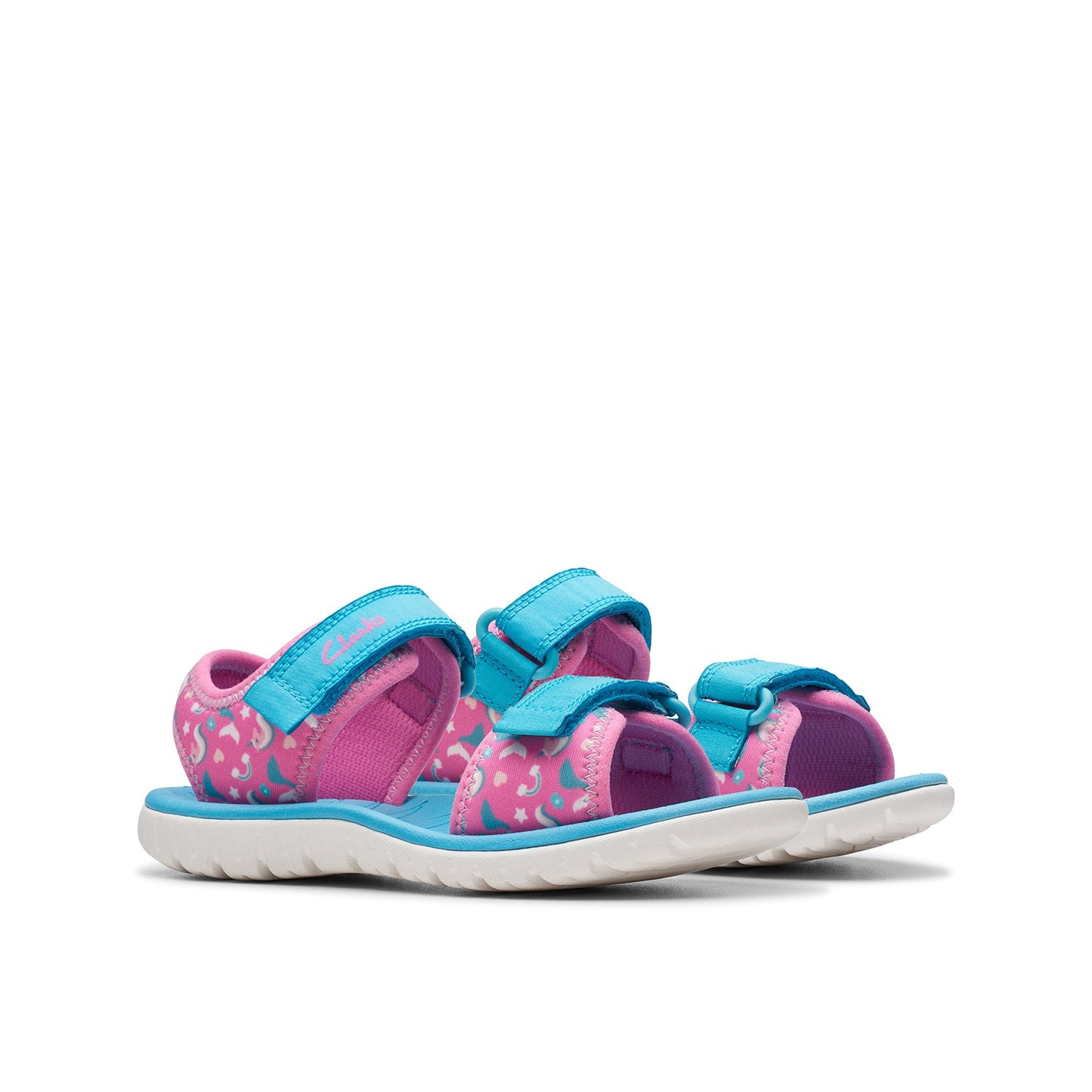 Clarks Girls  Surfing Tide Kid. (Standard Fit)