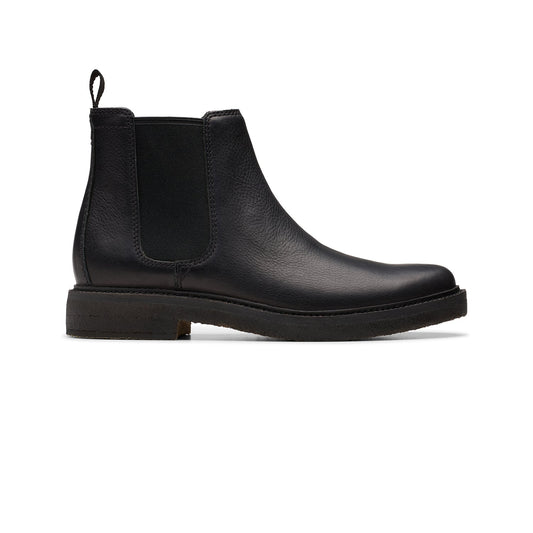 Mens - Clarkdale Easy Black Leather