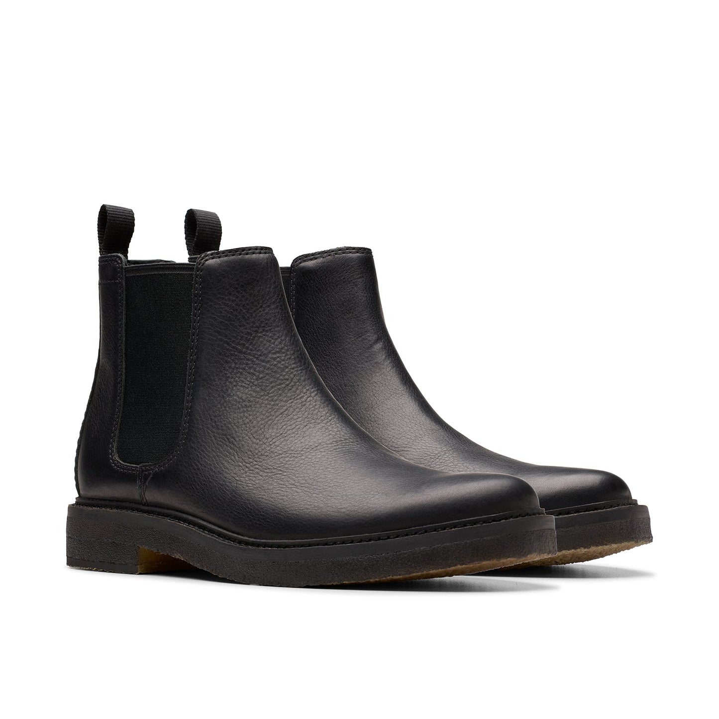Clarks Mens  Clarkdale Easy Black Leather (Standard Fit)