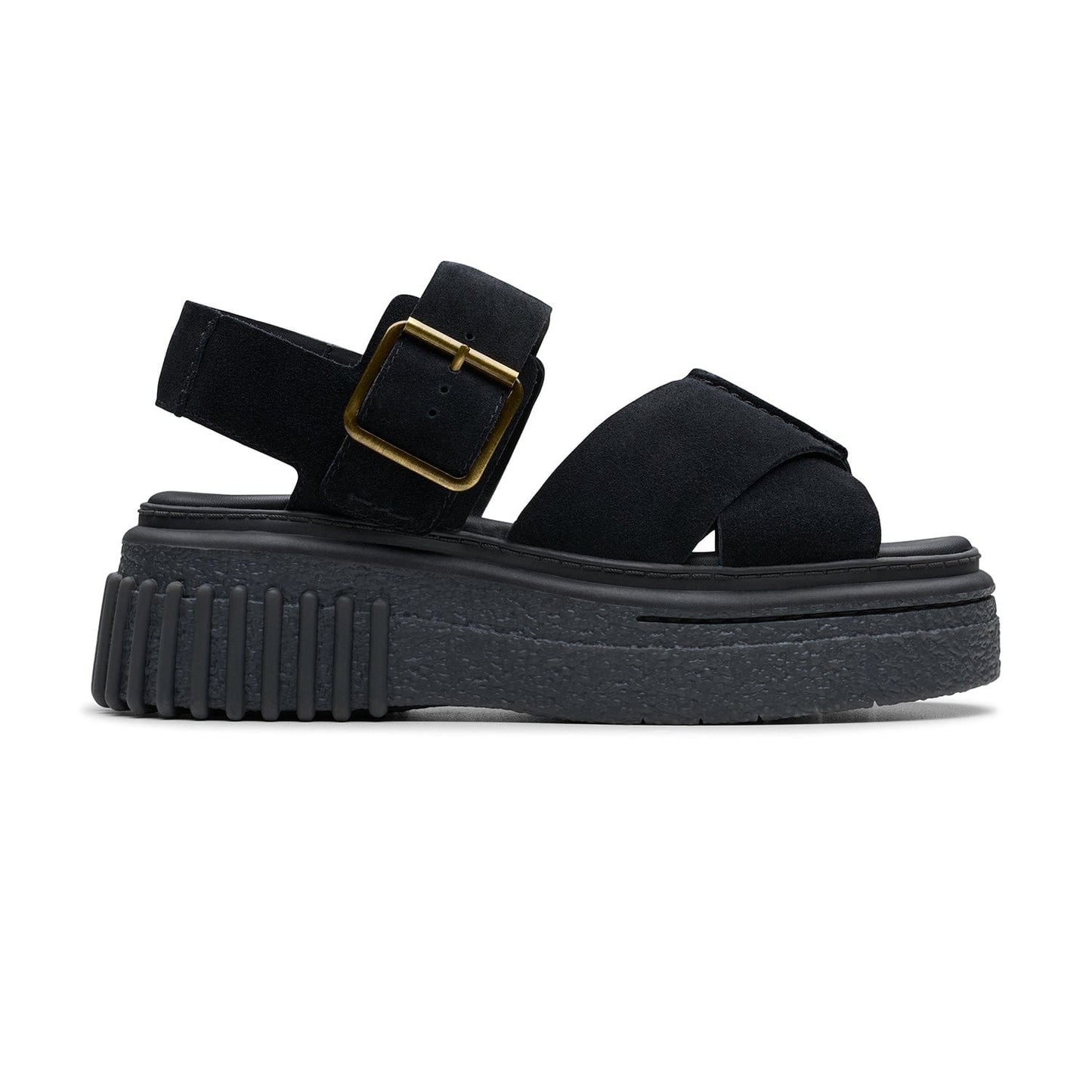 Womens Evamar Wish Black Suede