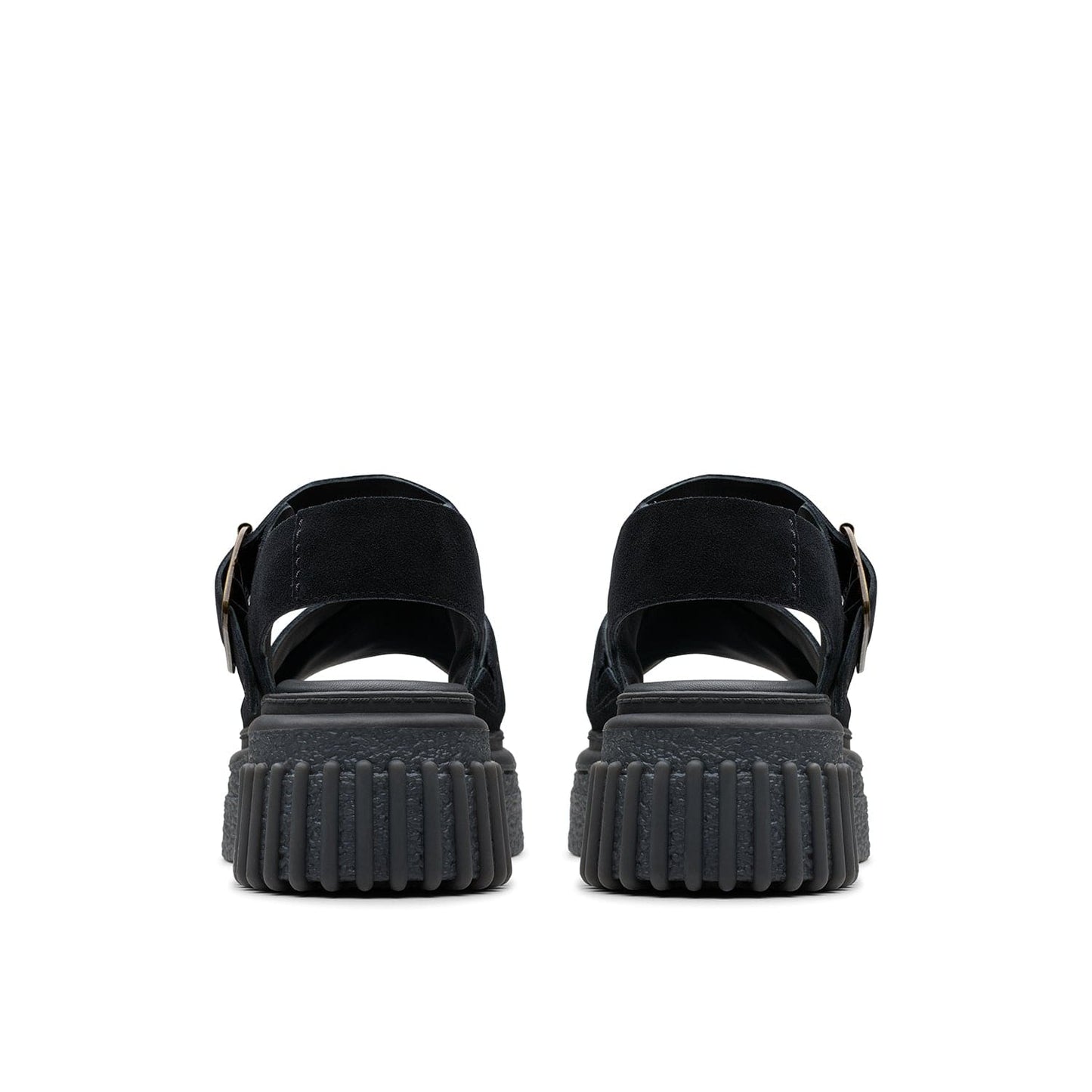 Clarks Womens Evamar Wish Black Suede (Standard Fit)