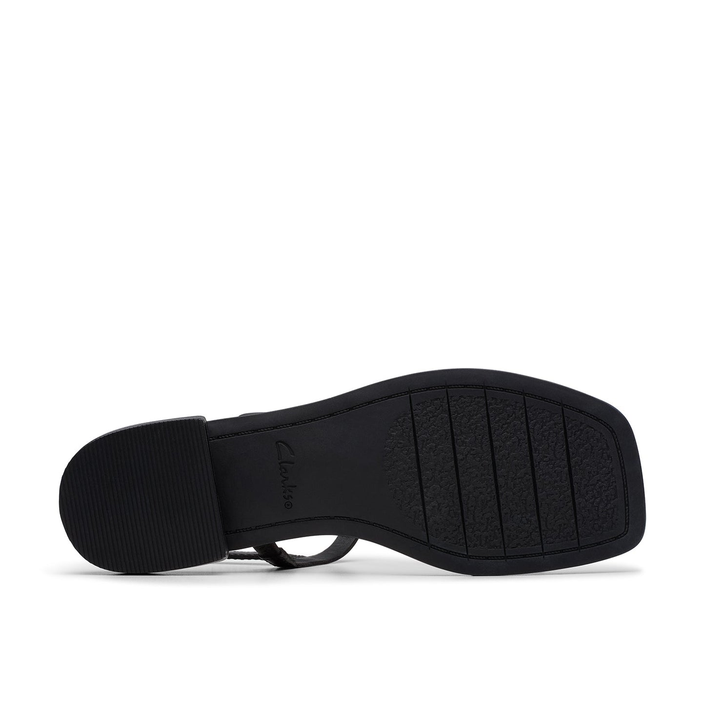 Clarks Womens Ariany Sling Black Leather (Standard Fit)