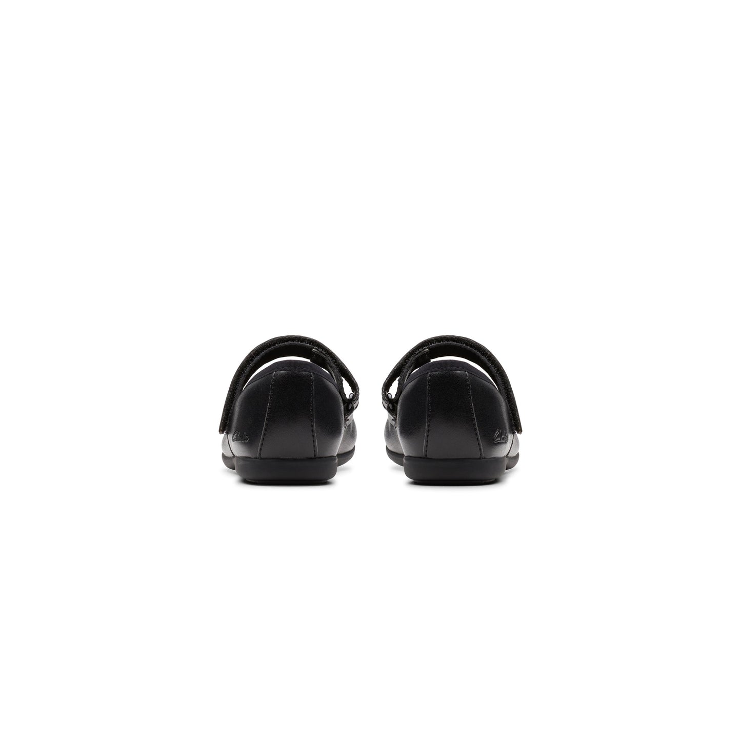 Clarks Girls Dance Wish Kid. Black (Wide Fit)