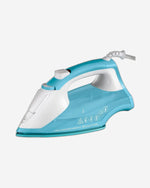 Russell Hobbs Light and Easy Brights Steam Iron - Colourful Design with 2x More Durable Soleplate, 115 Gram Steam Shot, and 35 Gram Continuous Steam - 26482 (Aqua), 1-Year Warranty