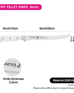 Fissman 8'' Stiff Fillet Knife Bonn - X50CrMoV15 steel