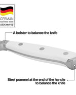 Fissman 5'' Utility Knife Bonn - X50CrMoV15 steel