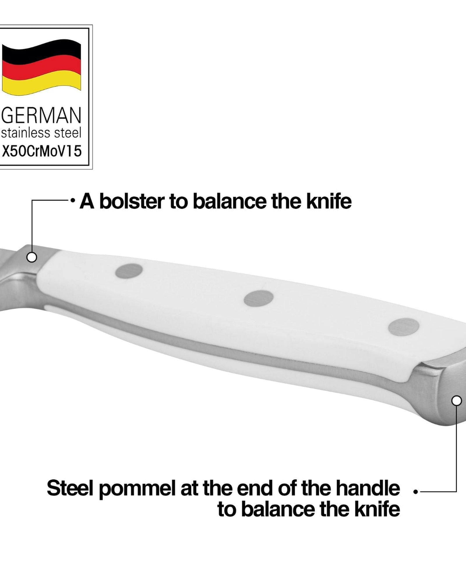 Fissman 3.5'' Paring Knife Bonn - X50CrMoV15 steel
