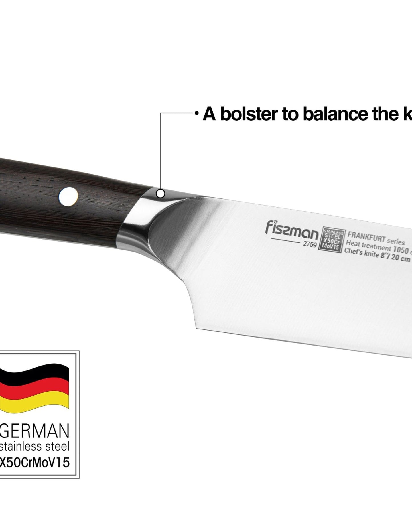 Fissman Chefs Knife FrankFruit 8Inch