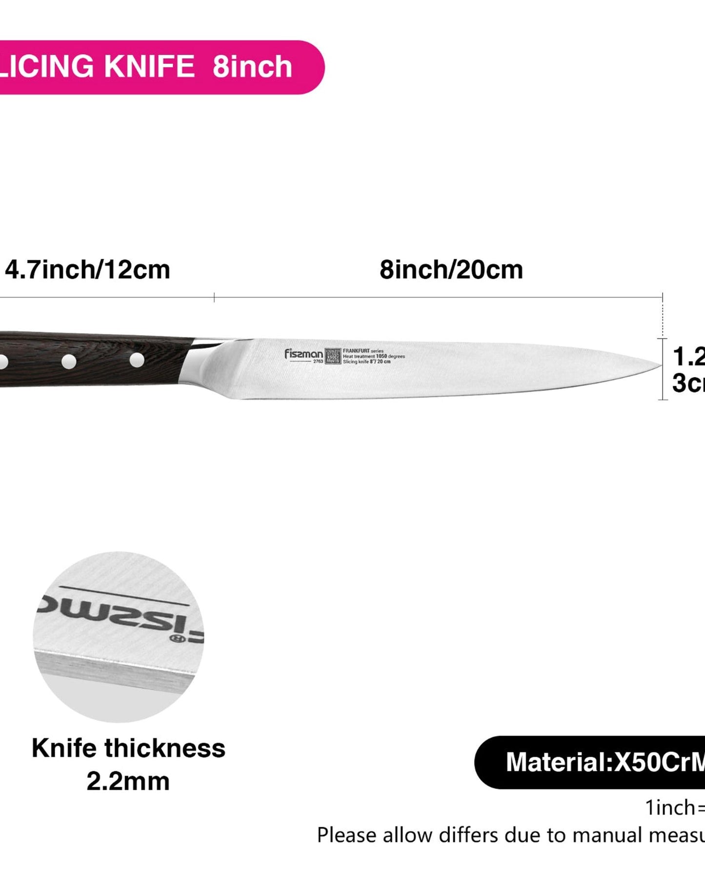 Fissman Slicing Knife FrankFruit 8Inch