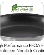 Tramontina Brazil  Professional 25cm Aluminum Frying Pan with Starflon Premium Interior PFOA Free Nonstick Coating and Brushed Exterior Finish