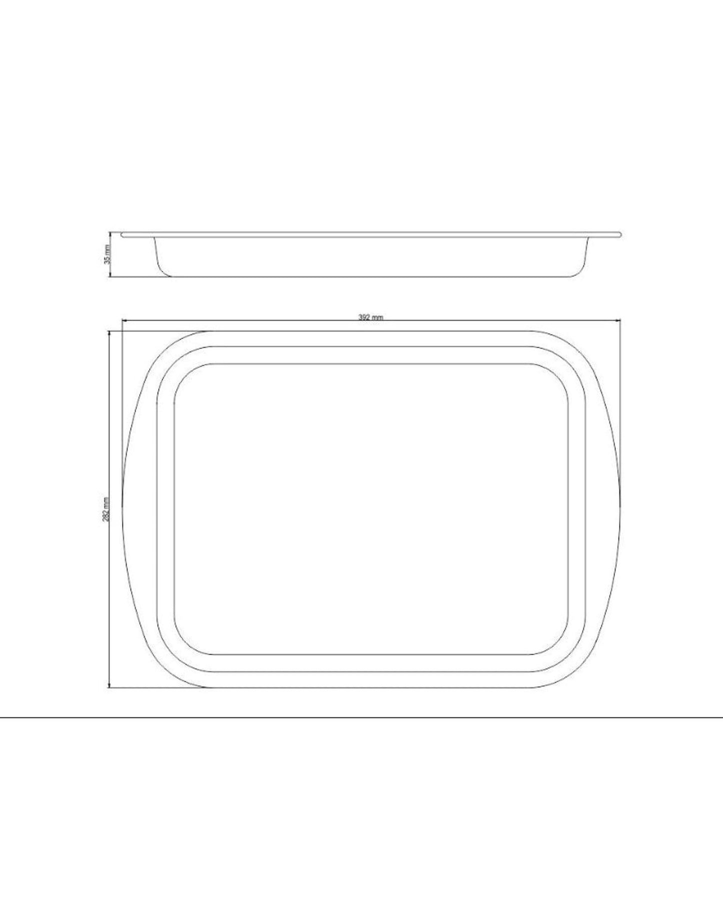 صينية تحميص من الألومنيوم بلون رمادي جرافيت من ترامونتينا بيكري مع طبقة داخلية من النحاس غير لاصقة من ستارفلون T1، 34 سم، 2.9 لتر