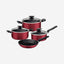 Tramontina Cookware Set 7Pc Red