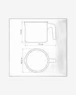 Tramontina Paris Aluminum Milk Boiler with Interior and Exterior Starflon Max Lead Nonstick Coating, 12 cm 1,2 L